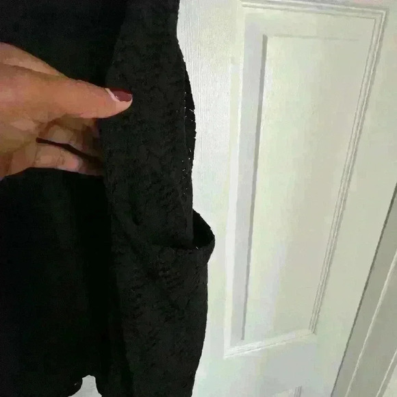 Free people black dress with cutout on the side and in the back. Size is XS/S. - Picture 12 of 12